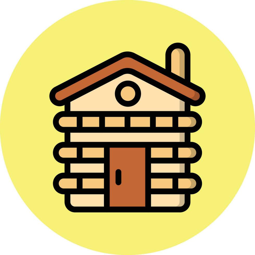 ilustración de diseño de icono de vector de cabina