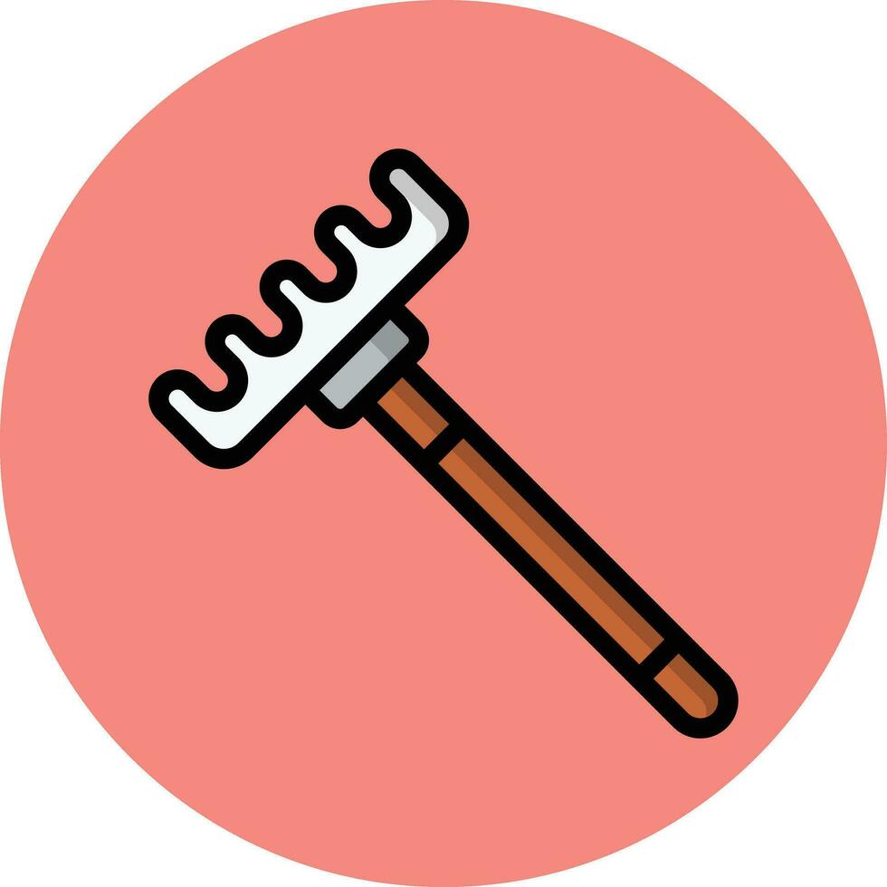 Rake Vector Icon Design Illustration