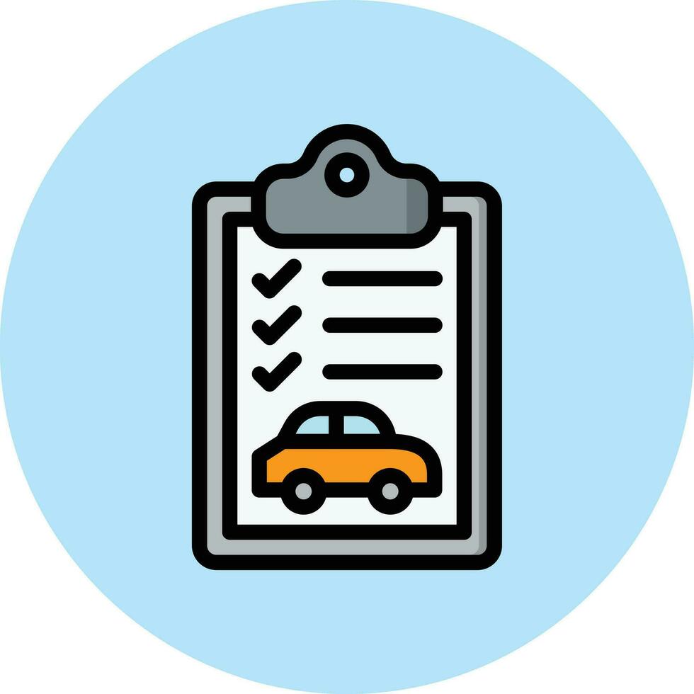 Checklist Vector Icon Design Illustration