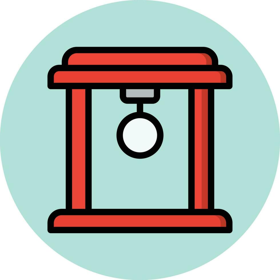 Torii Gate Vector Icon Design Illustration