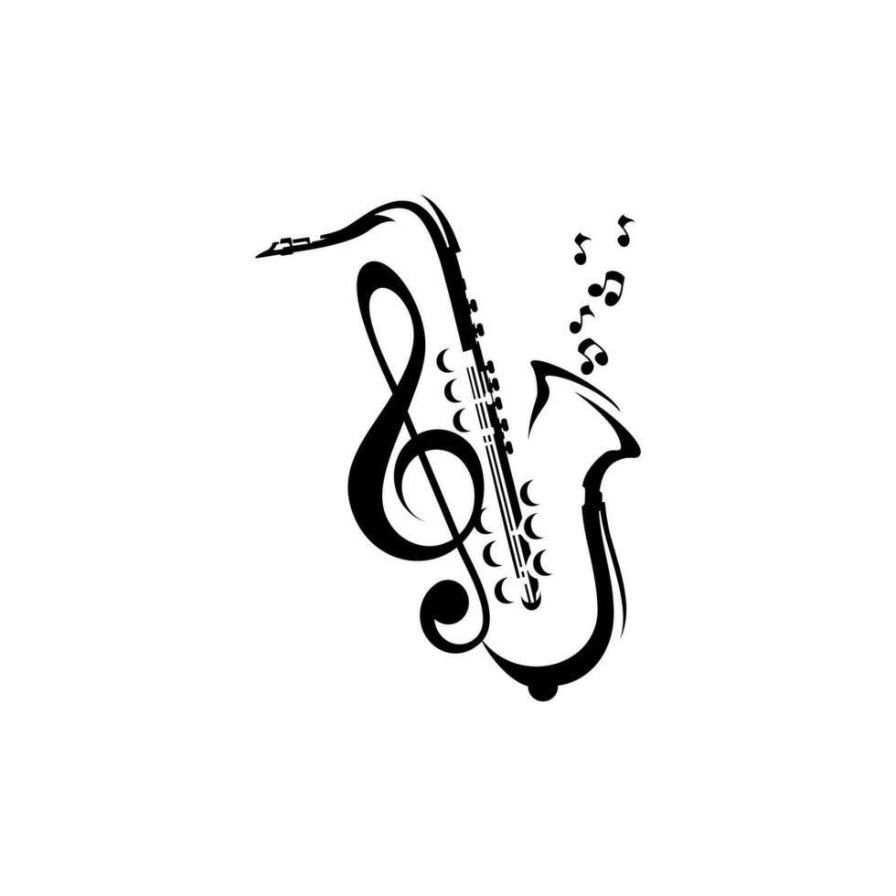 SAXOPHONE MUSIC VECTOR