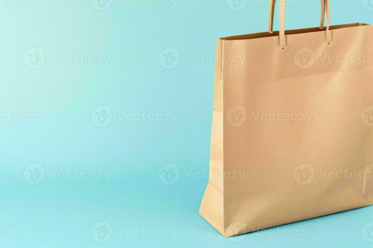 AI generated Paper bag mockup. AI Generative Pro Photo