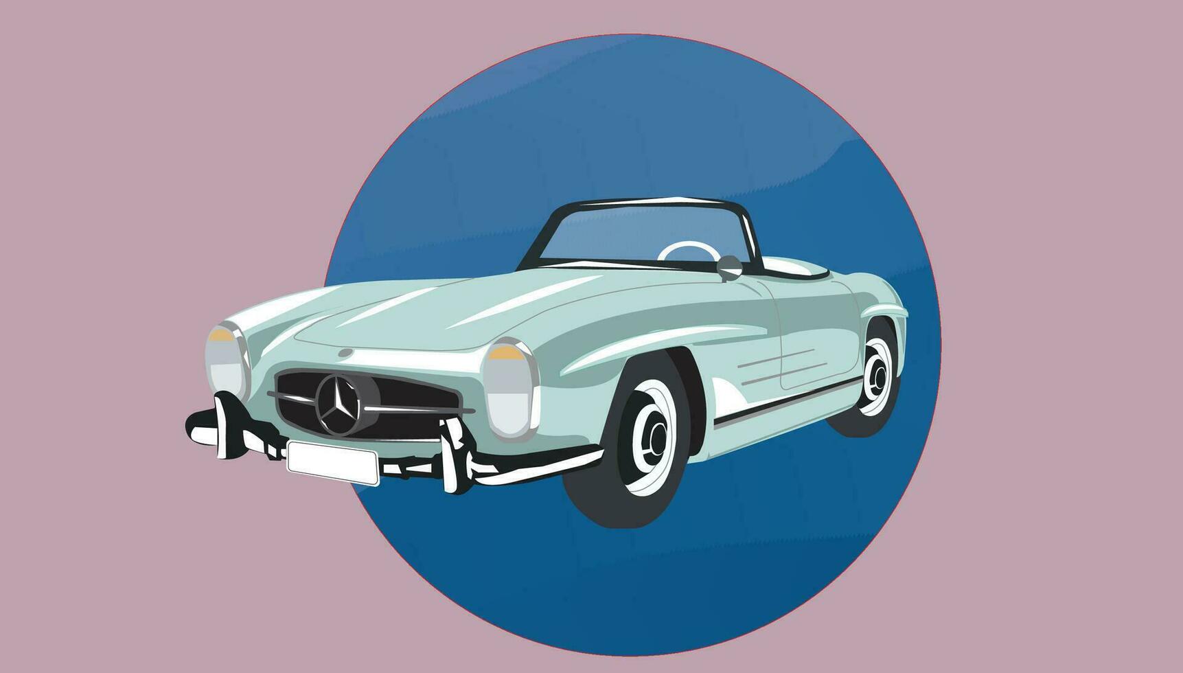 Classic Car Vector Art