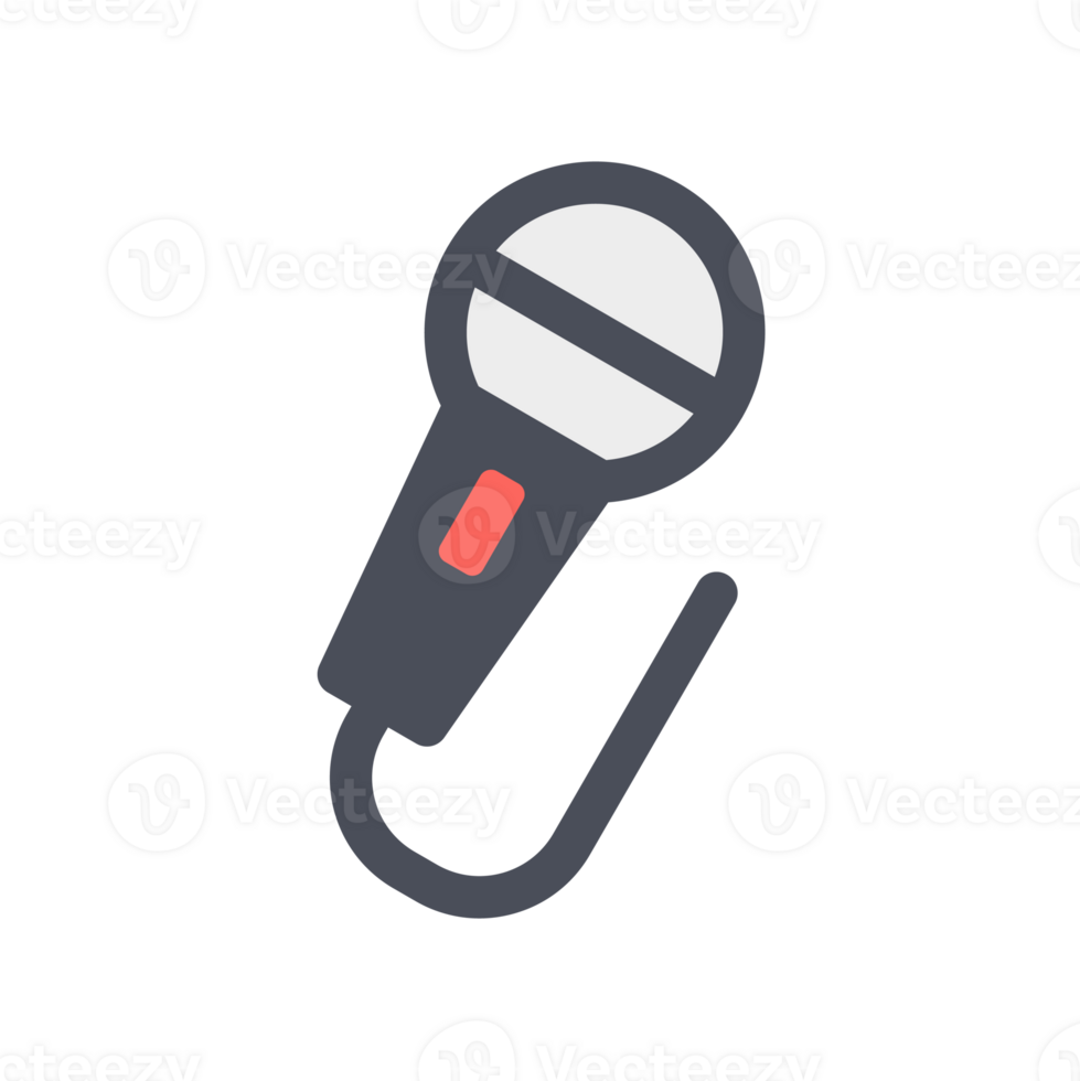 Microphone color icon for decoration. png
