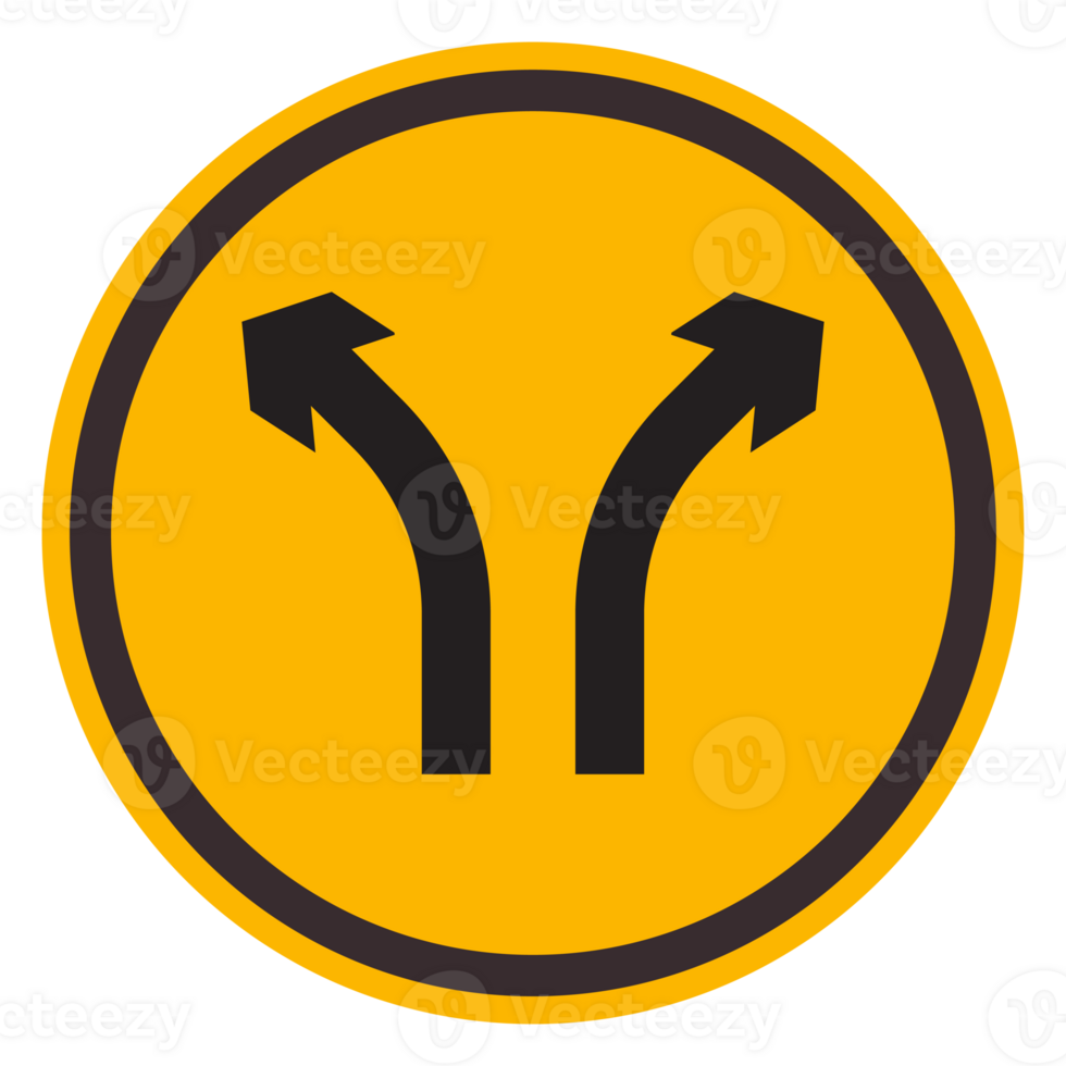 roads arrows sign symbol transparent background png
