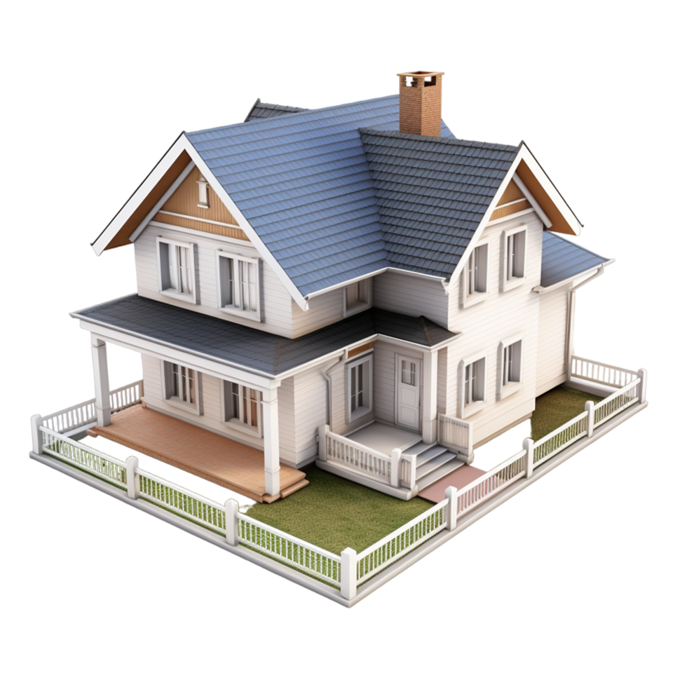 AI generated Luxurious modern house png