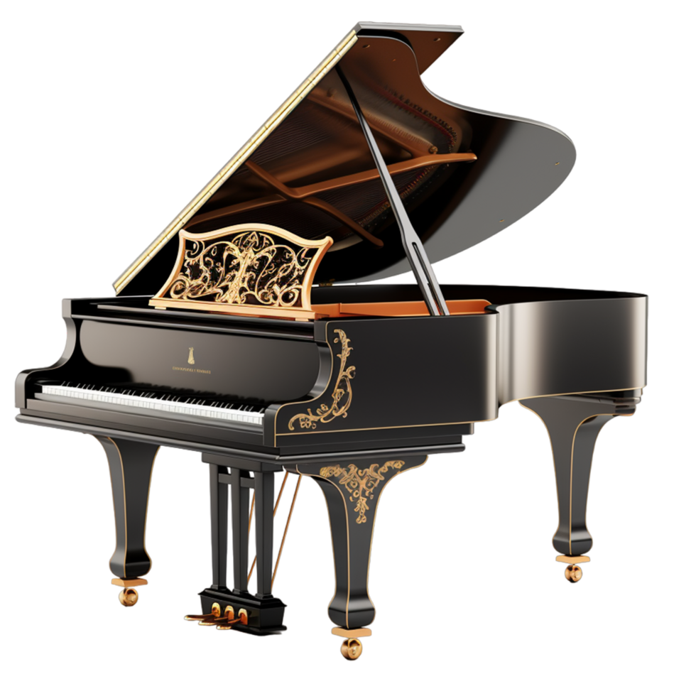 AI generated Silent piano Disklavier Acoustic guitar Grand piano png