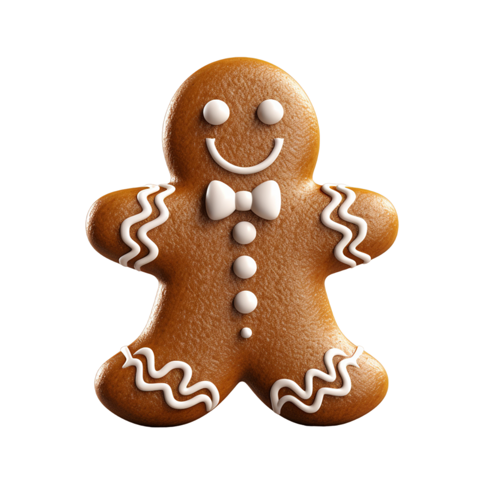 Lebkuchen Mann ai generativ png