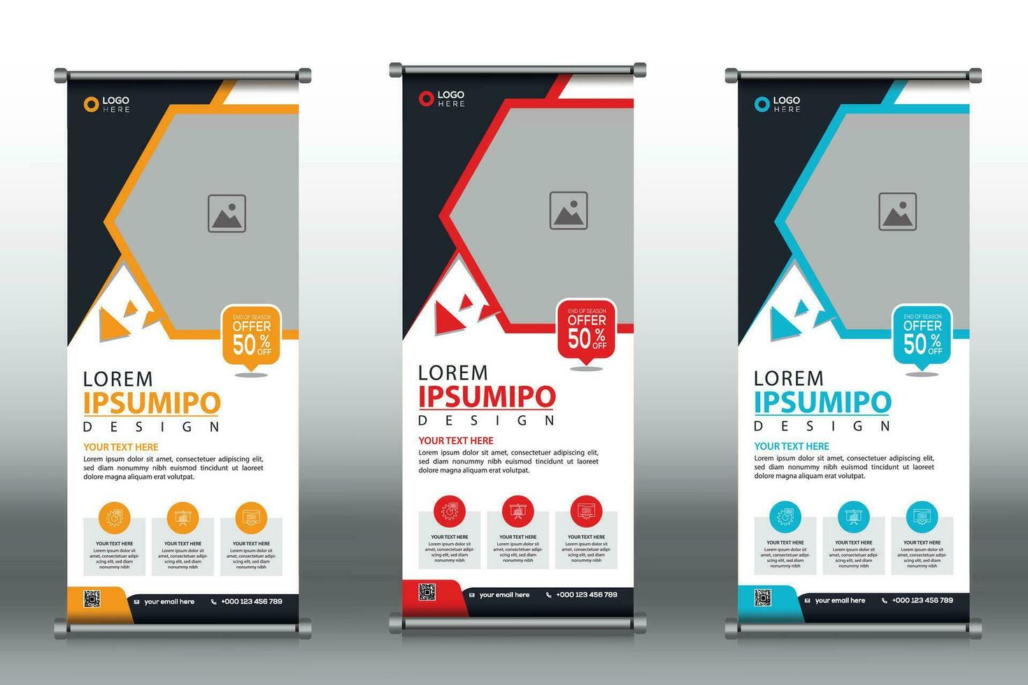 Roll up, roll up banner, rollup banner brochure flyer banner design template vector, roll up design modern x-banner and flag-banner. rectangle size. vector