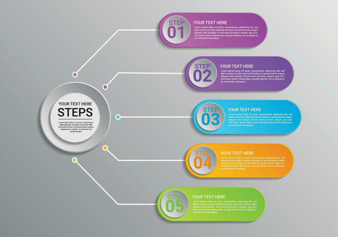 moderno infografia vectores modelo