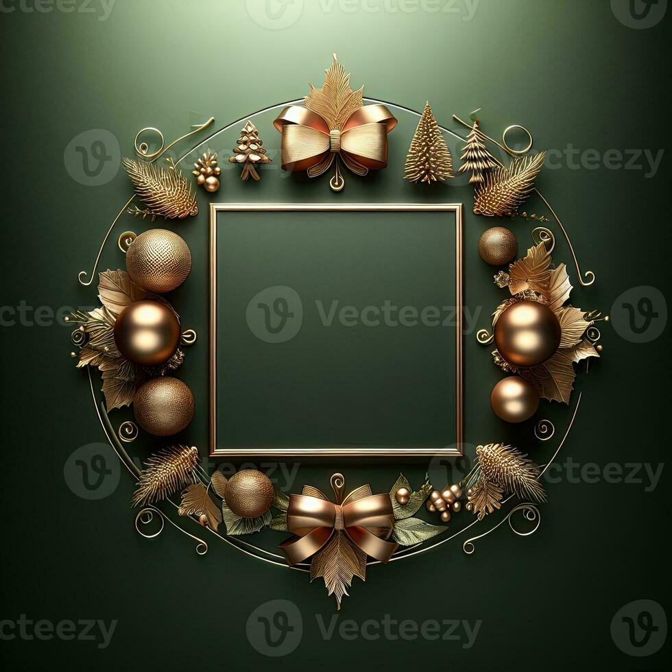 AI generated ai generative, cozy Merry Christmas background or happy New Year background. photo