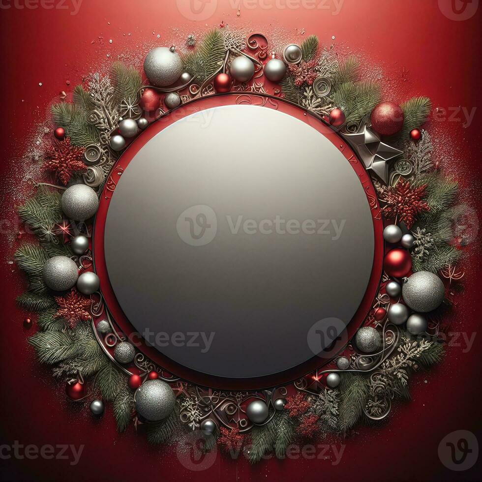 AI generated ai generative, cozy Merry Christmas background or happy New Year background. photo