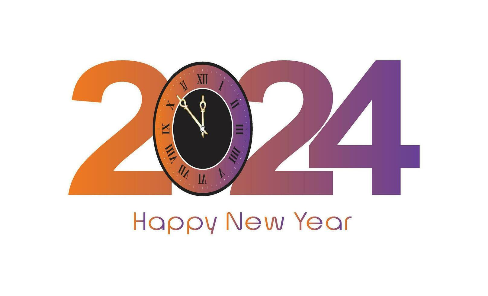 Happy New Year 2024, New Year greeting card, New Year Shining background, banner template. Realistic Pro Vector