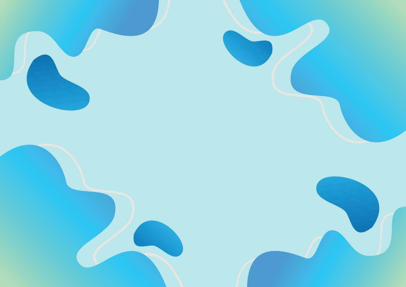 abstract colorful flow shapes background vector