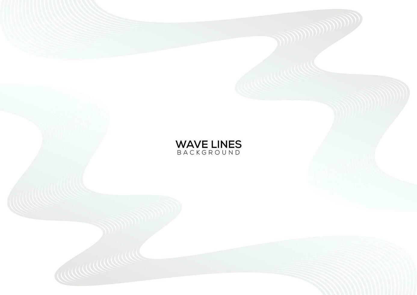 wave lines pattern abstract background vector