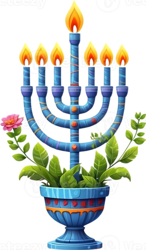 hanukkah element ai generative png