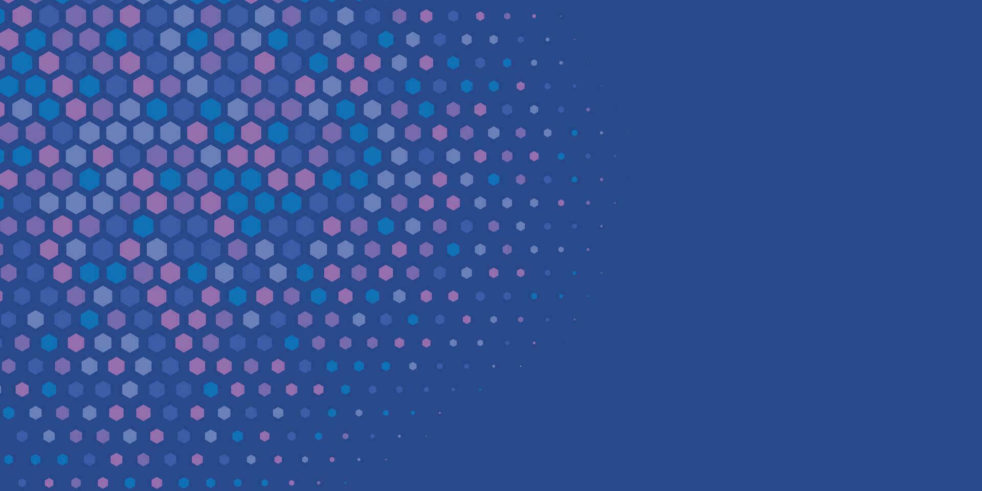 Geometric abstract Hexagon Two Color Background vector