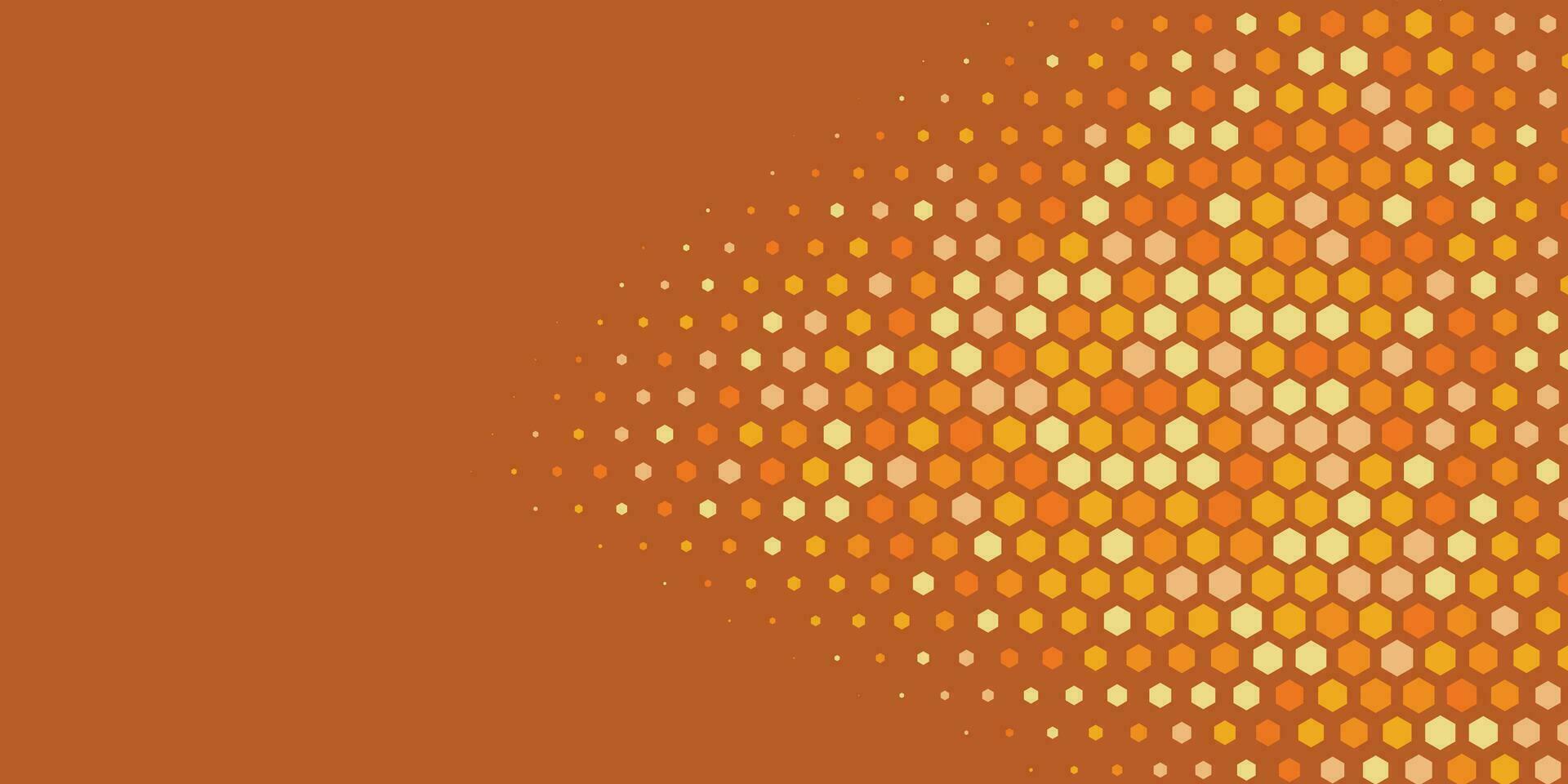 Geometric abstract Hexagon Two Color Background vector