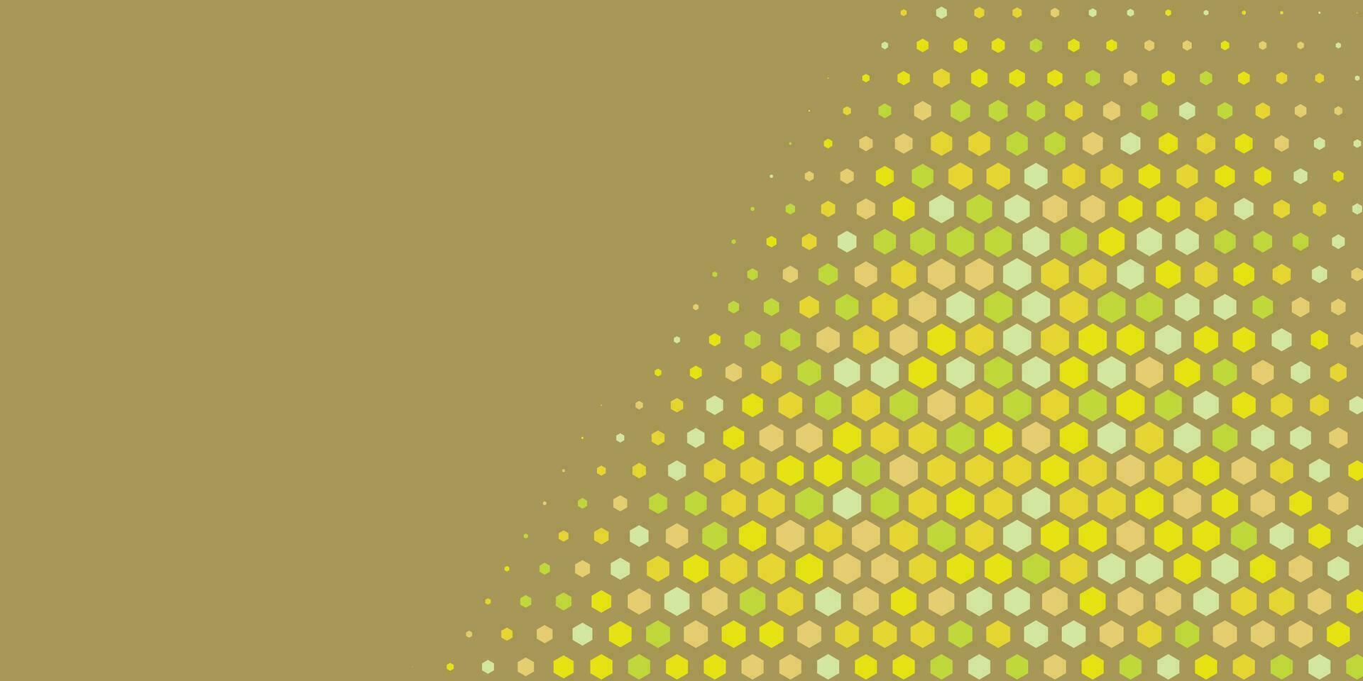 Geometric abstract Hexagon Two Color Background vector