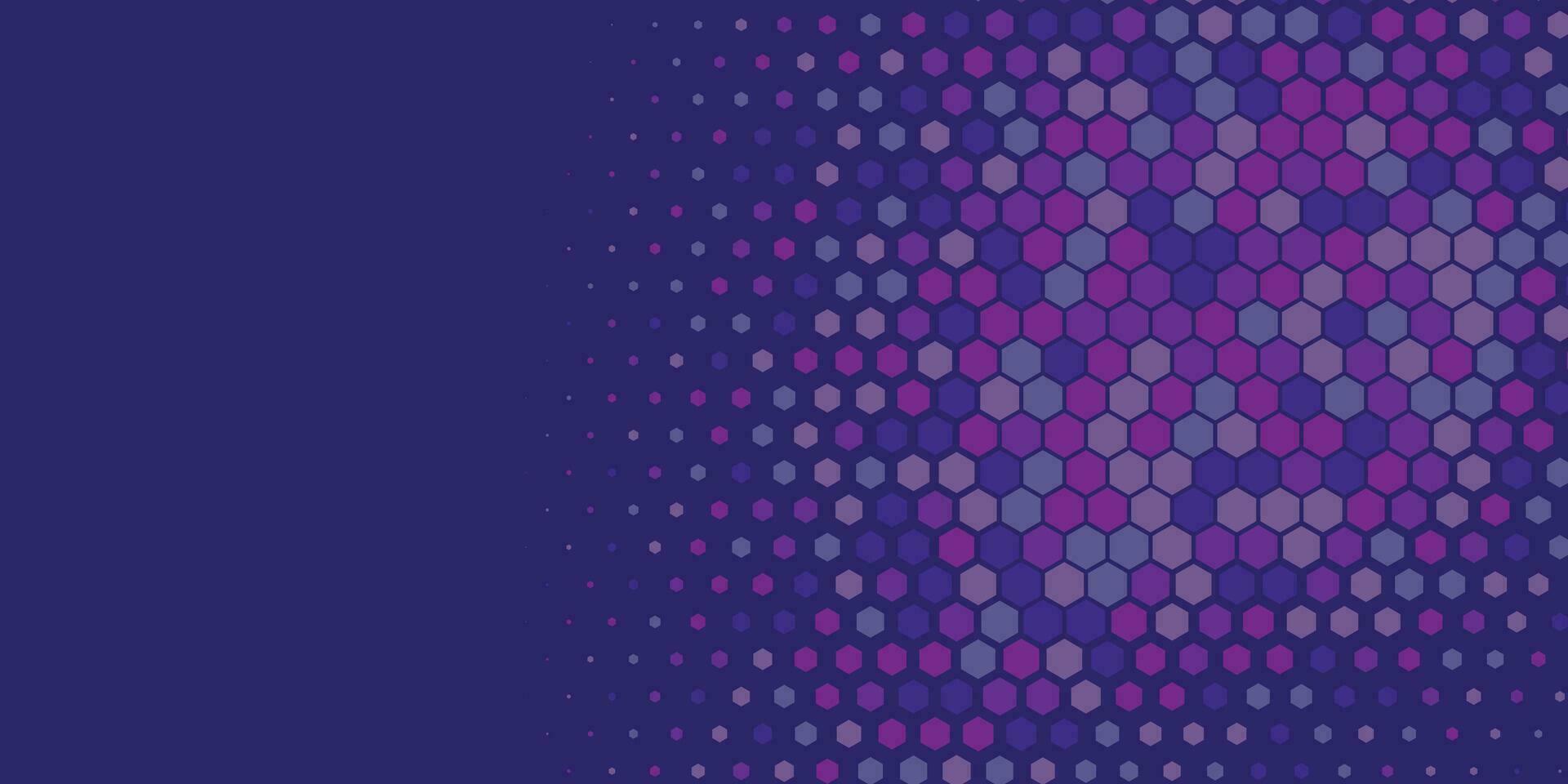 Geometric abstract Hexagon Two Color Background vector