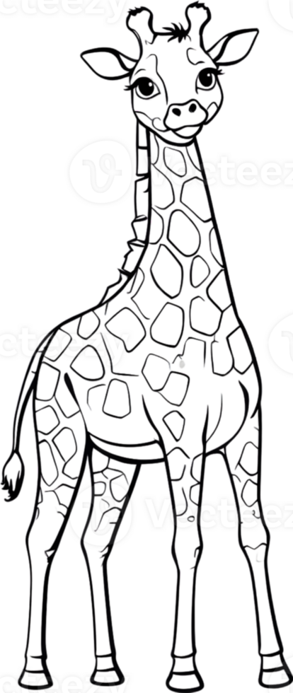 coloring pages for kids  ai generative png