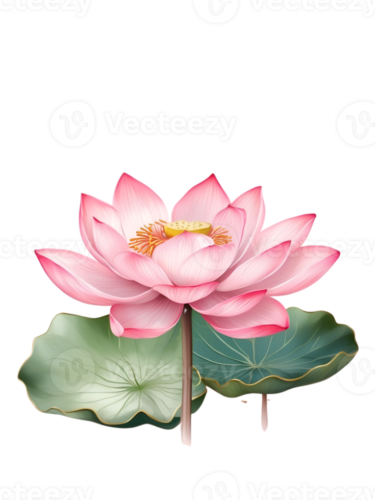 vibrant flower painting, watercolor illustration ai generative png