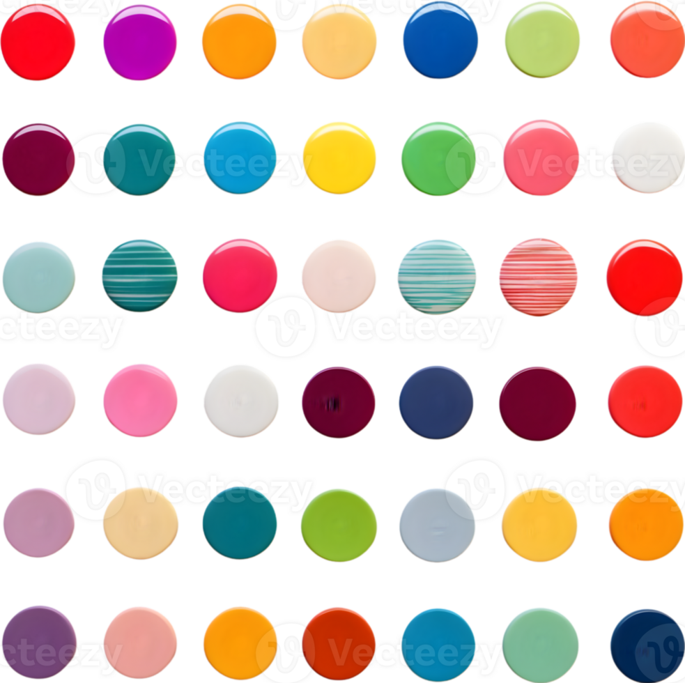 colorful circle of different colors on ai generative png