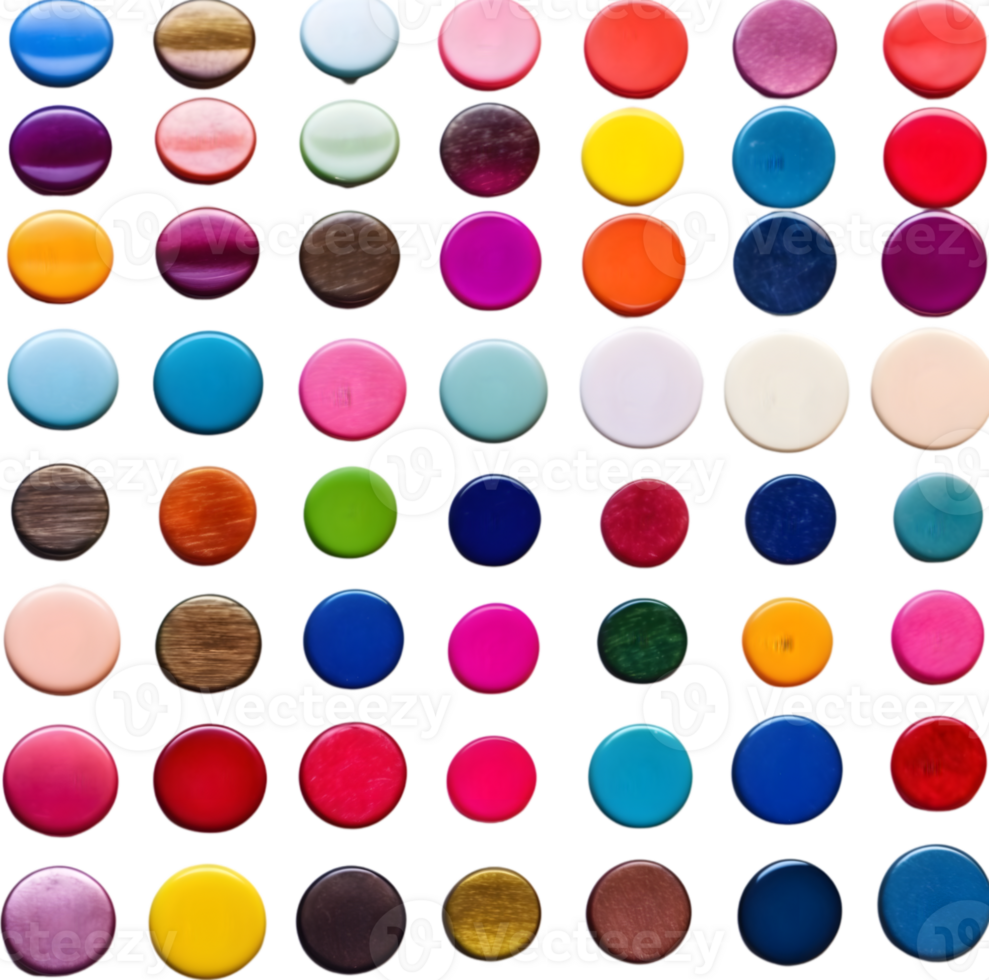 colorful circle of different colors on ai generative png