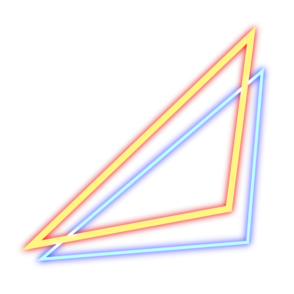 Abstract element neon retro style 80s-90s png
