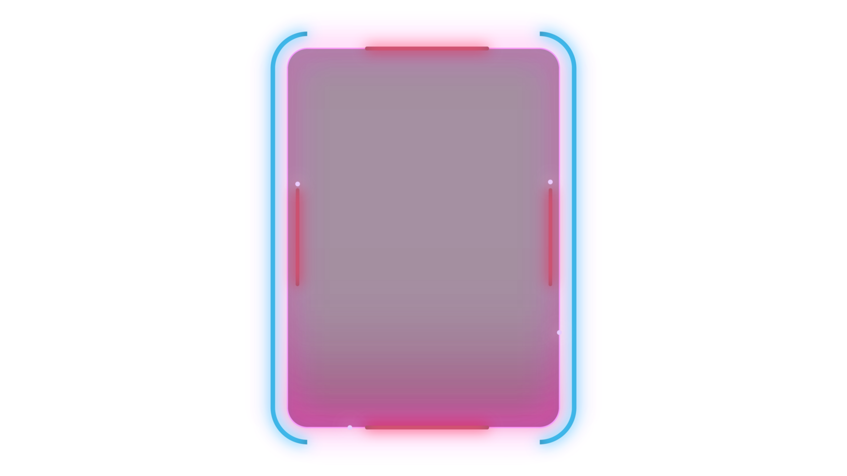 Abstract HUD display infographic sci-fi futuristic frame information png