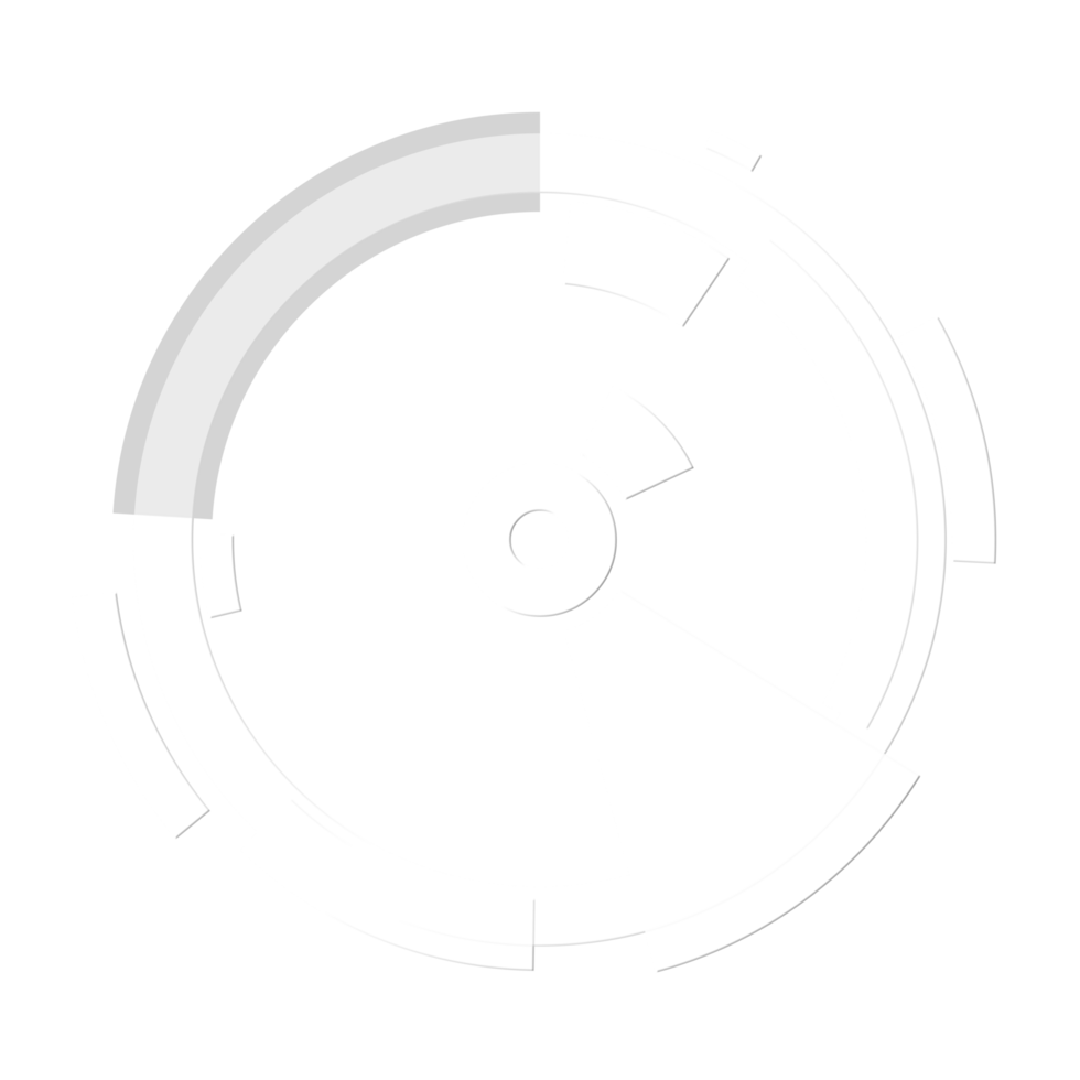 Abstract HUD display infographic sci-fi futuristic information png