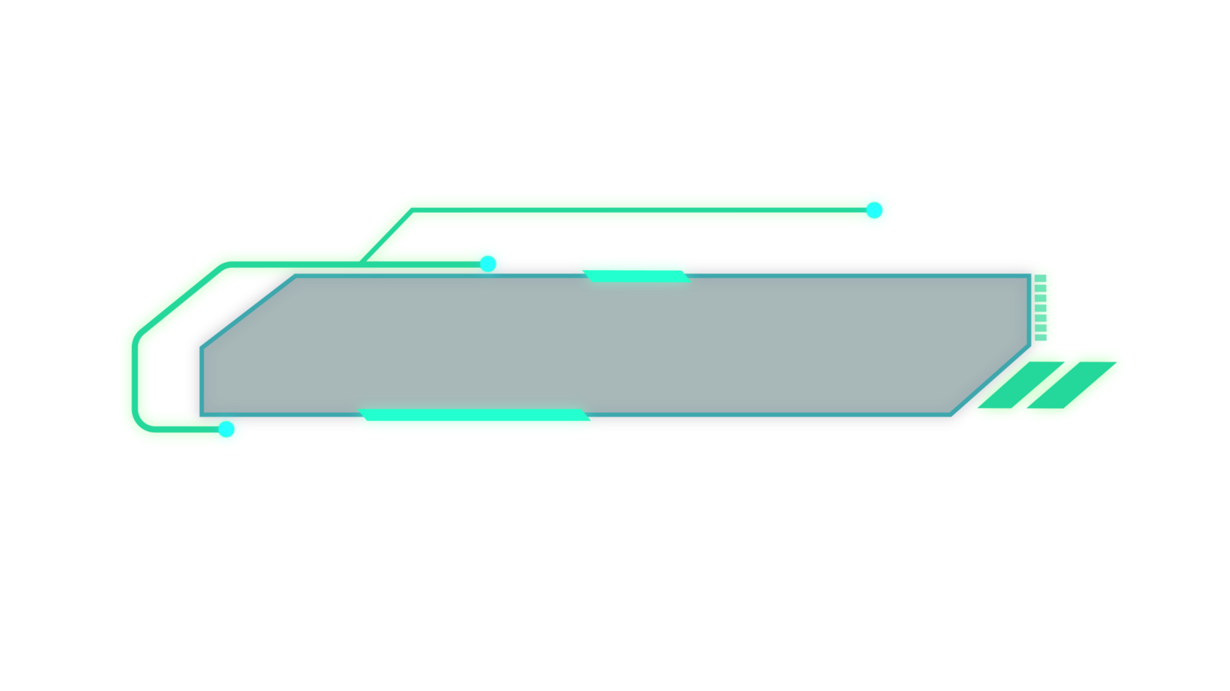 Abstract HUD display infographic sci-fi futuristic frame information png
