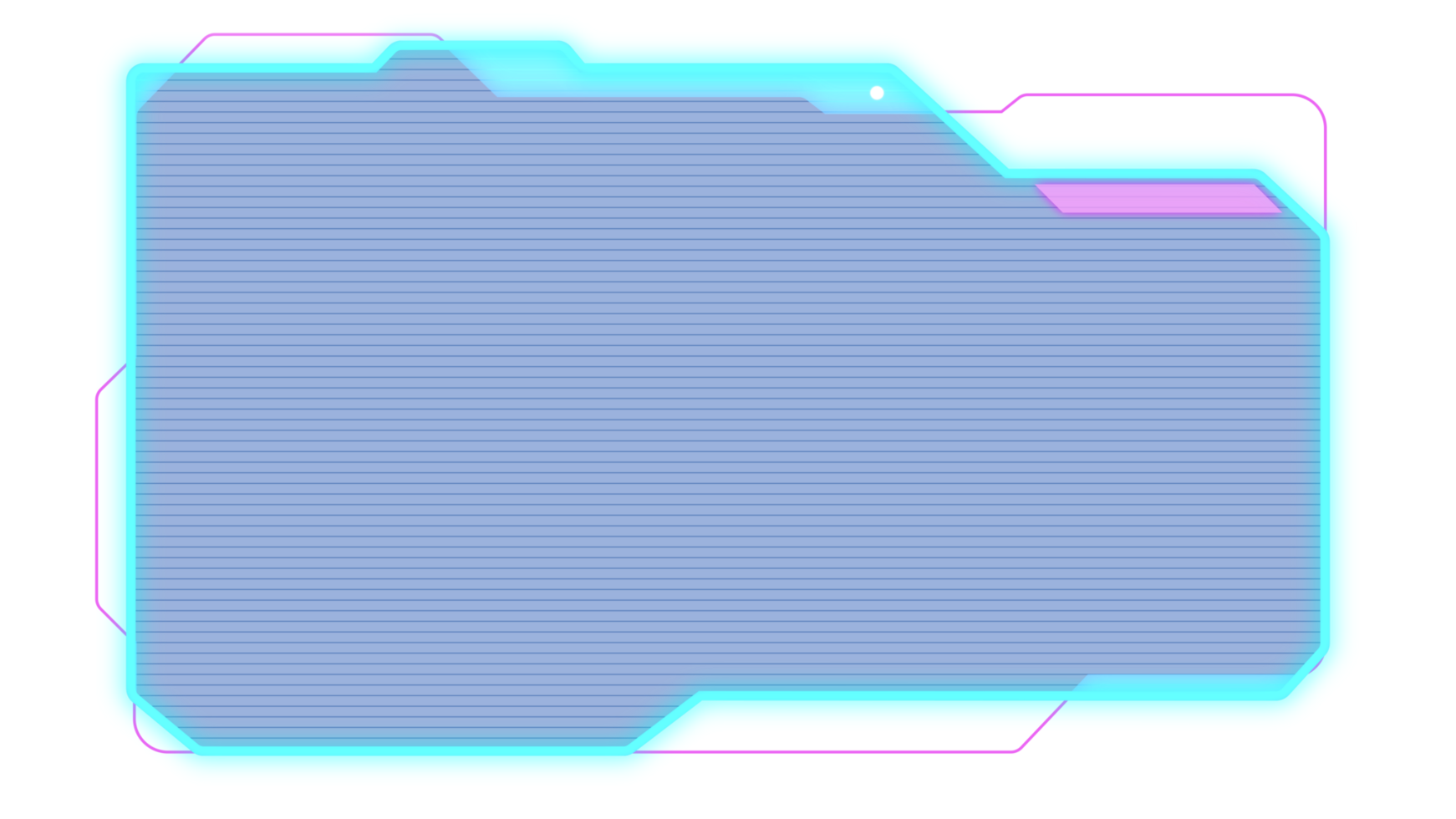 Abstract HUD display infographic sci-fi futuristic frame information png