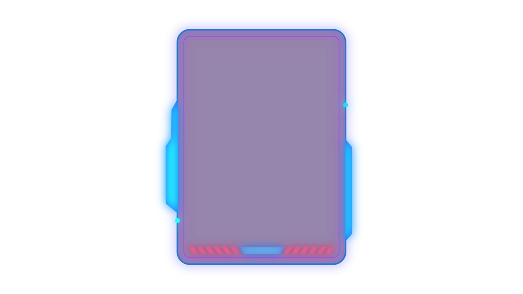 Abstract HUD display infographic sci-fi futuristic frame information png