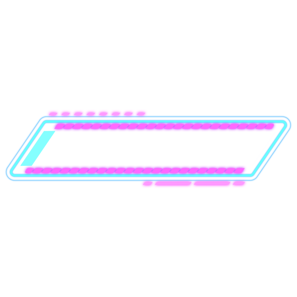 Abstract HUD display infographic sci-fi futuristic frame information png