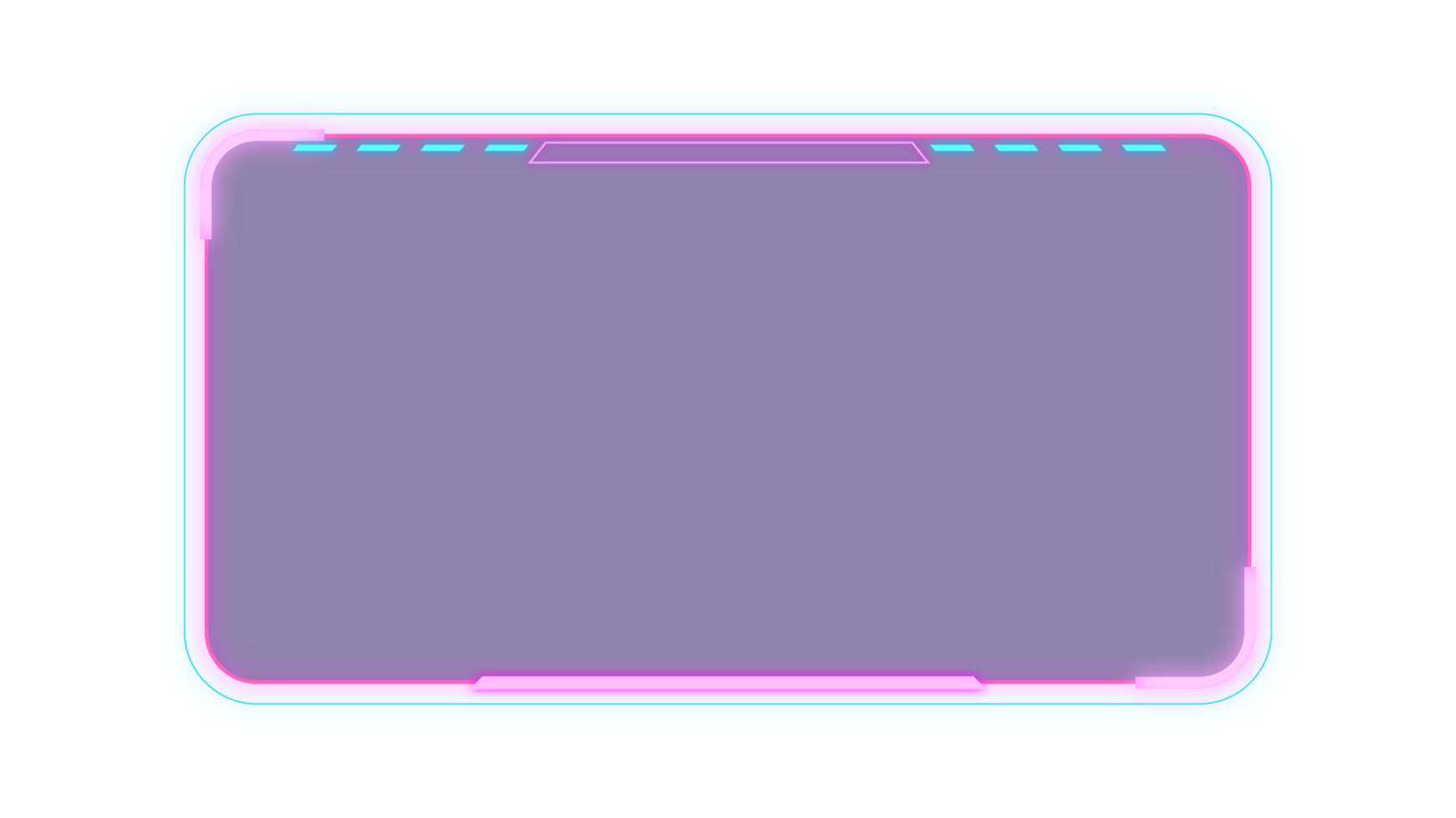Abstract HUD display infographic sci-fi futuristic frame information png