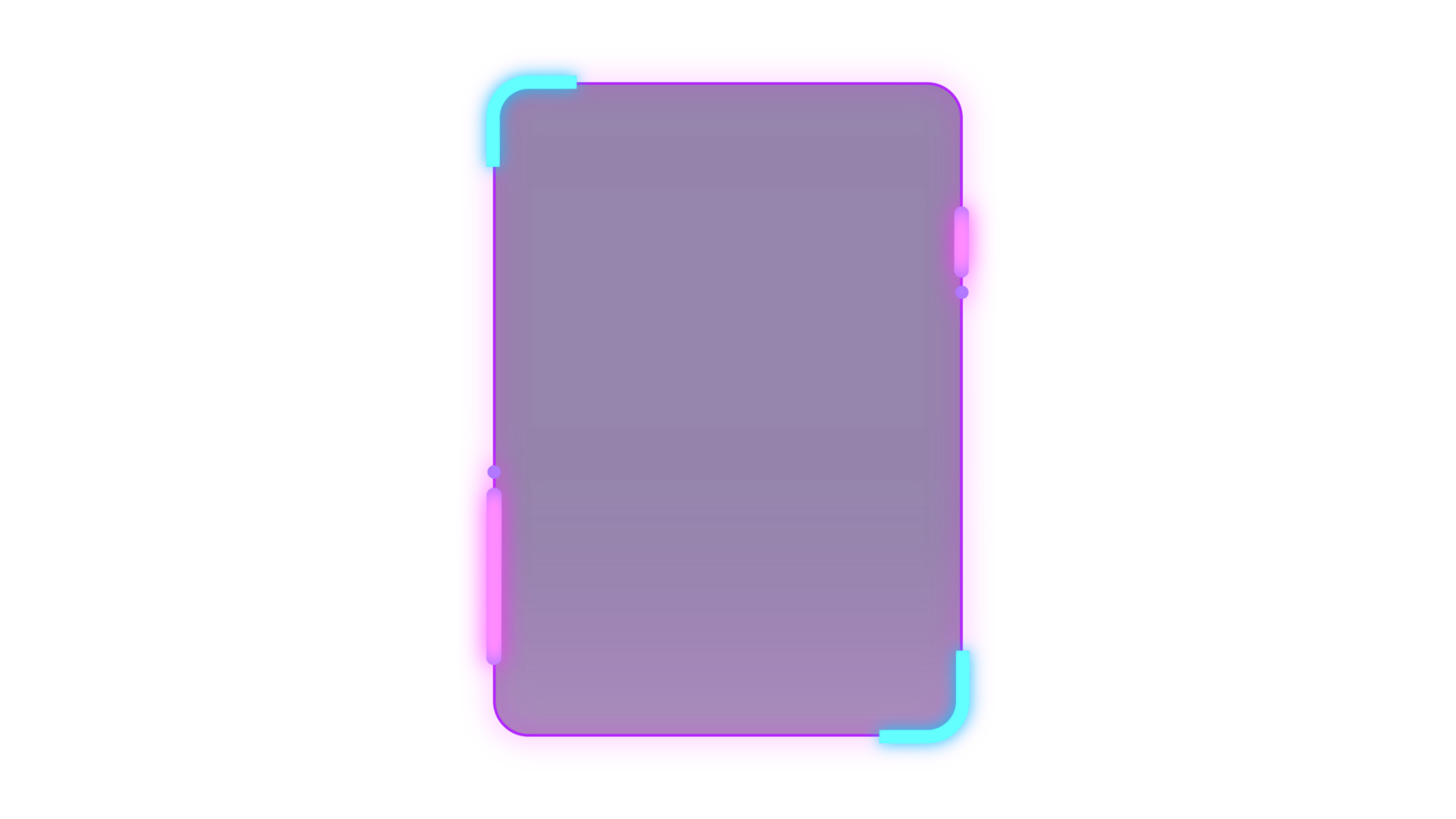 Abstract HUD display infographic sci-fi futuristic frame information png