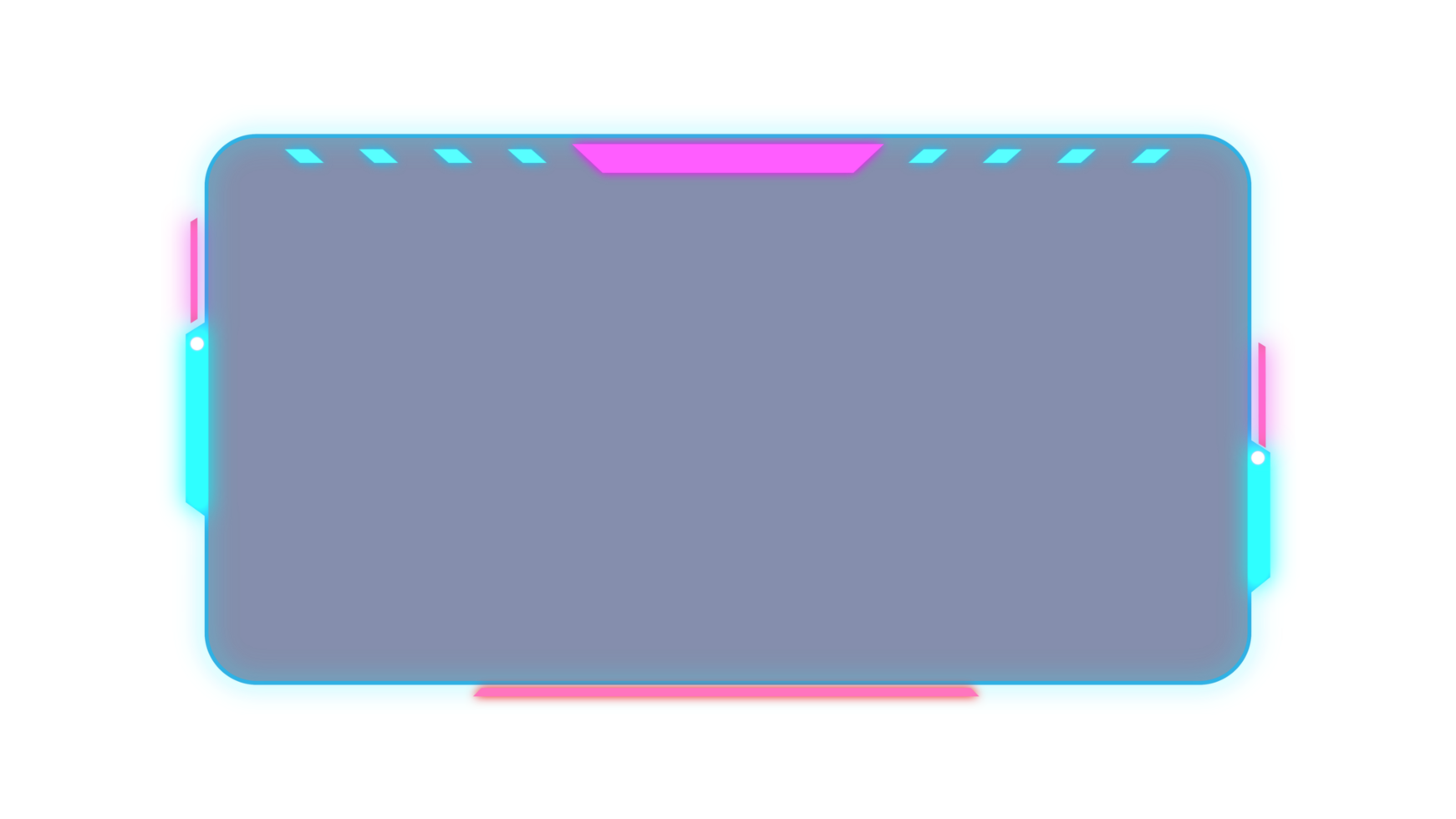 Abstract HUD display infographic sci-fi futuristic frame information png