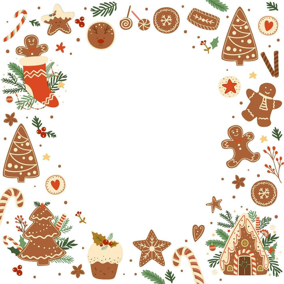 Gingerbread Candy Banner Gingerbread Candy Banner