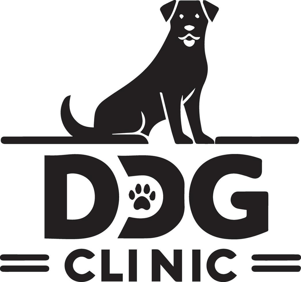 Dog Clinic vector logo illustration 10