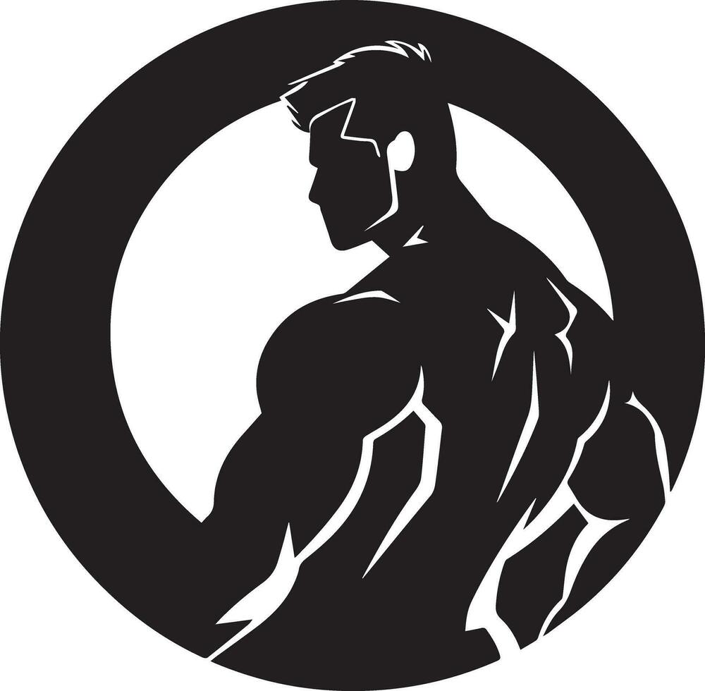 Hulk man vector silhouette illustration 4