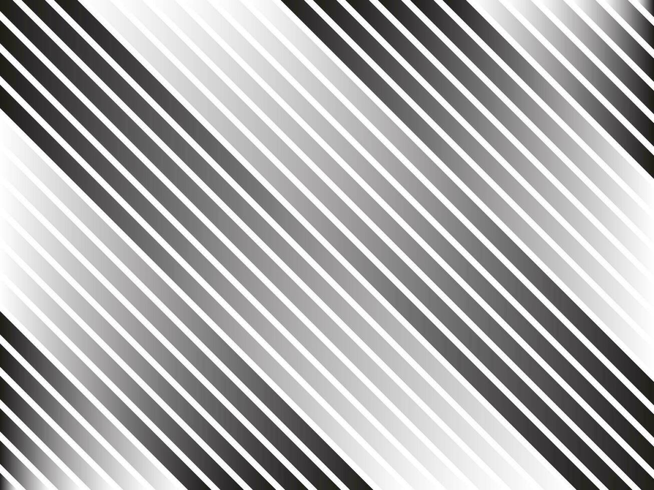 abstract black and white diagonal gradient stripe straight line pattern. vector