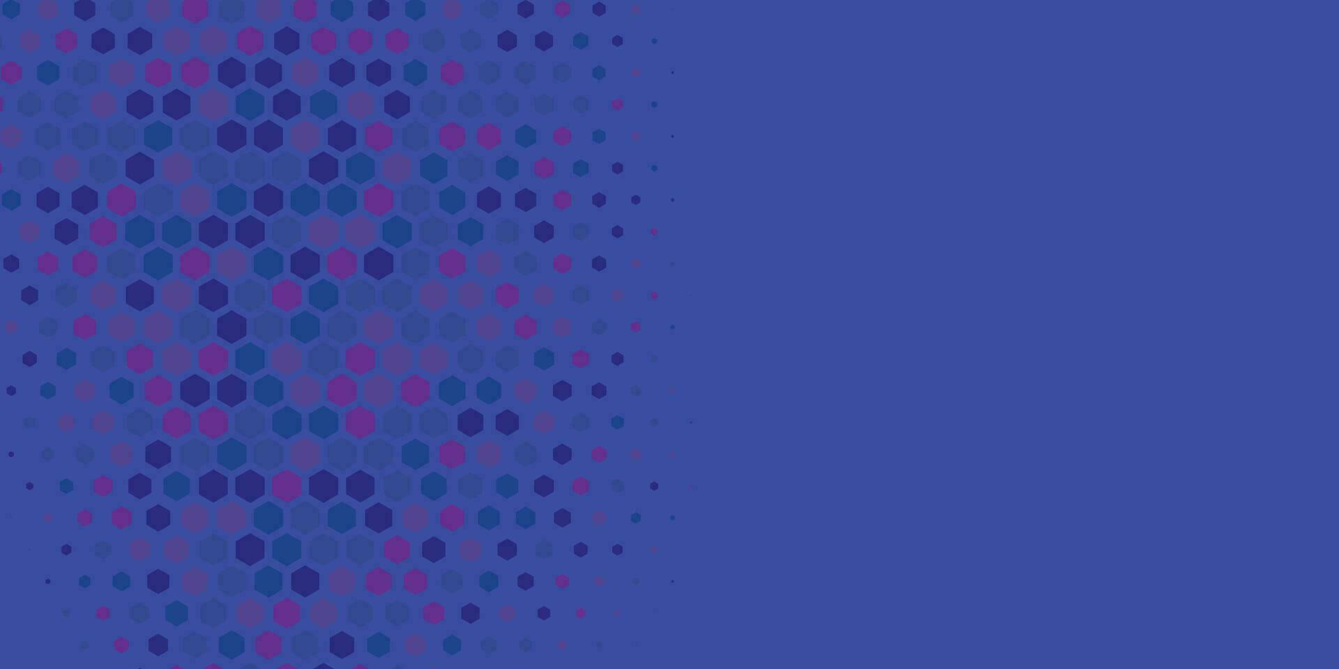 Geometric abstract Hexagon Two Color Background vector