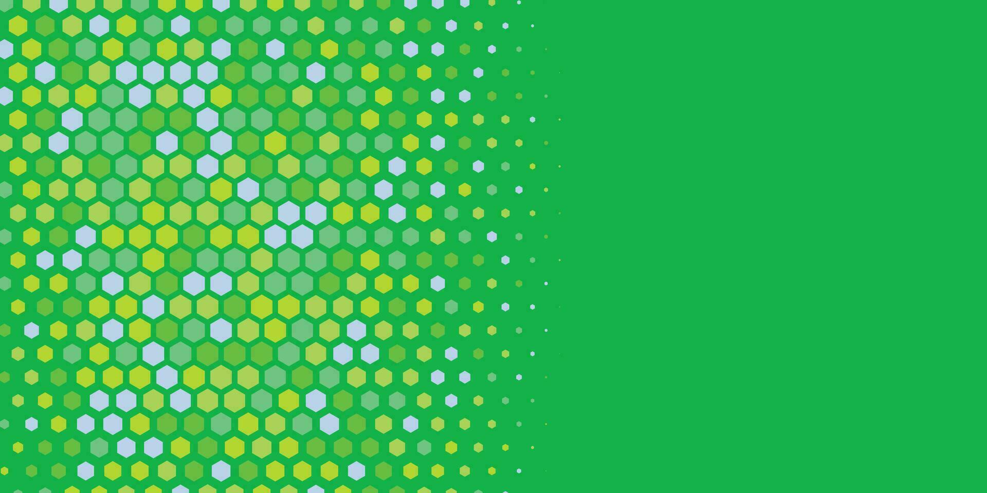 Geometric abstract Hexagon Two Color Background vector