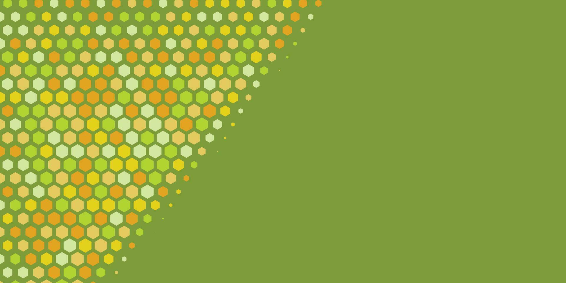 Geometric abstract Hexagon Two Color Background vector