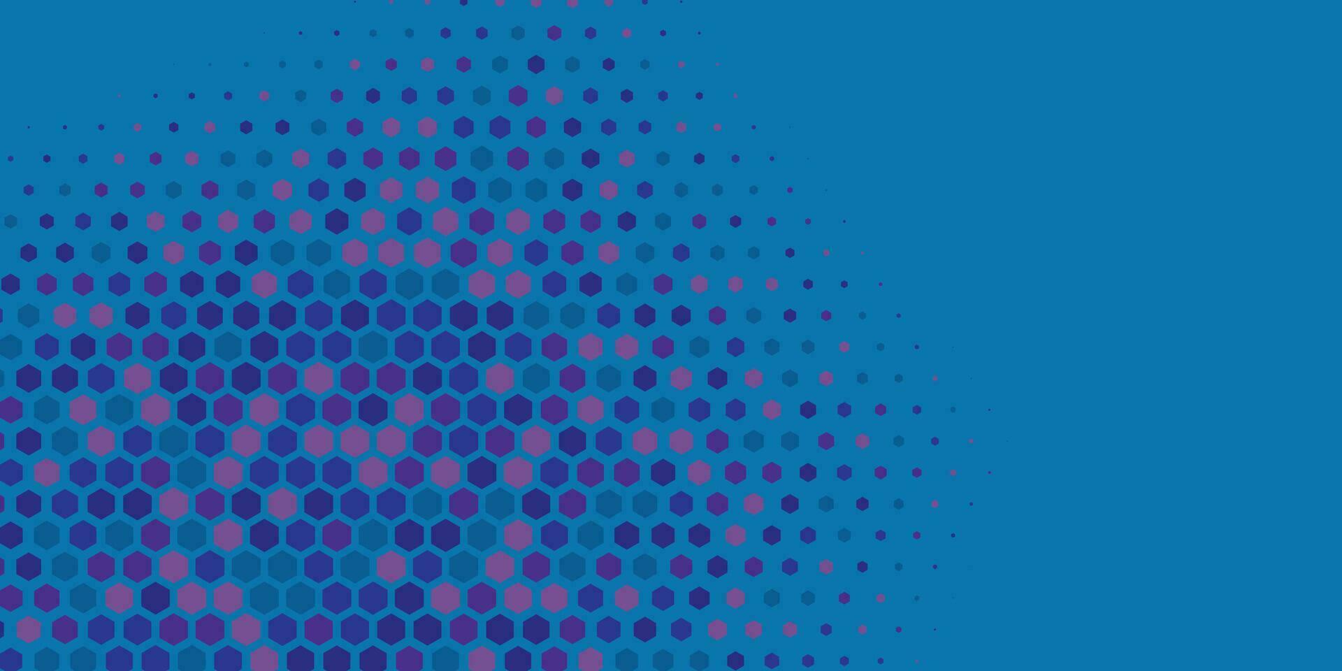 Geometric abstract Hexagon Two Color Background vector