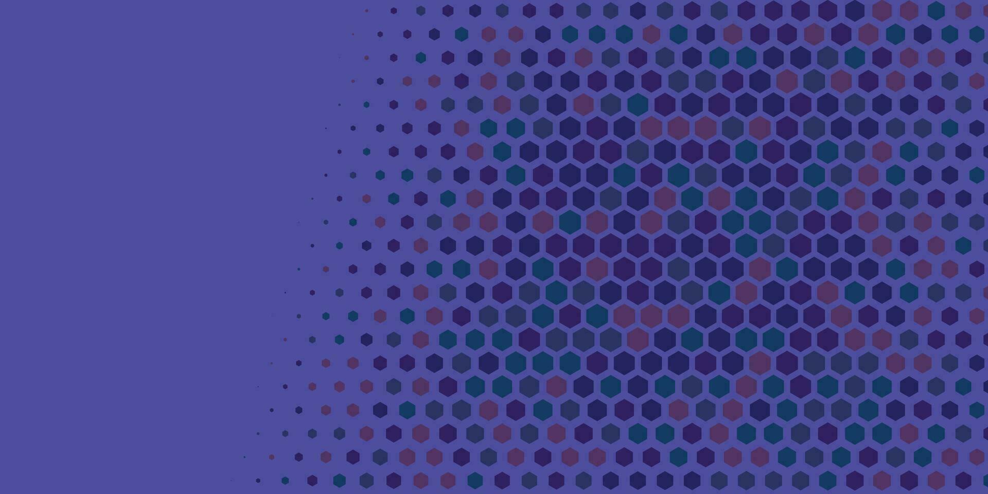 Geometric abstract Hexagon Two Color Background vector