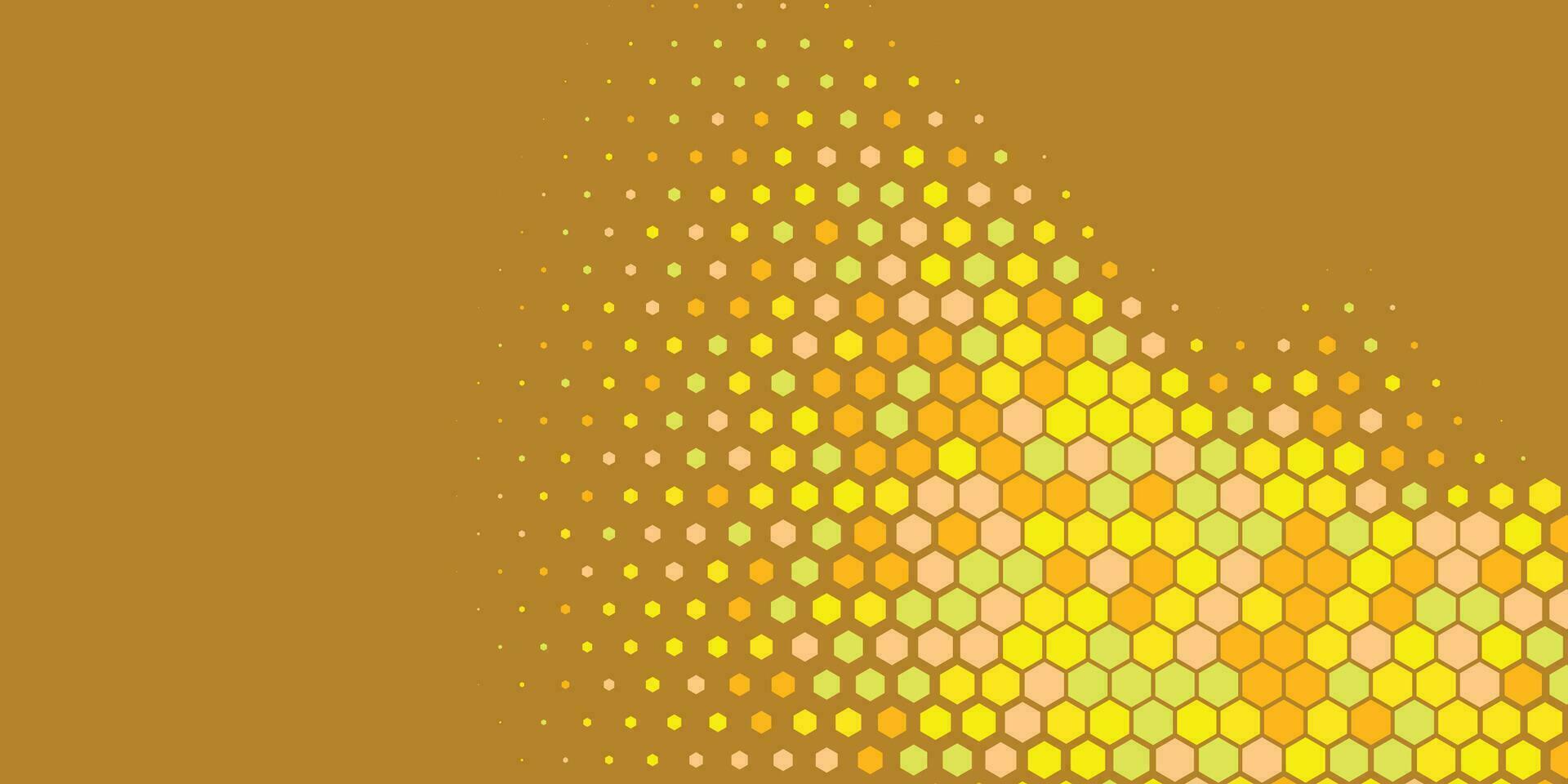 geométrico resumen hexágono dos color antecedentes vector