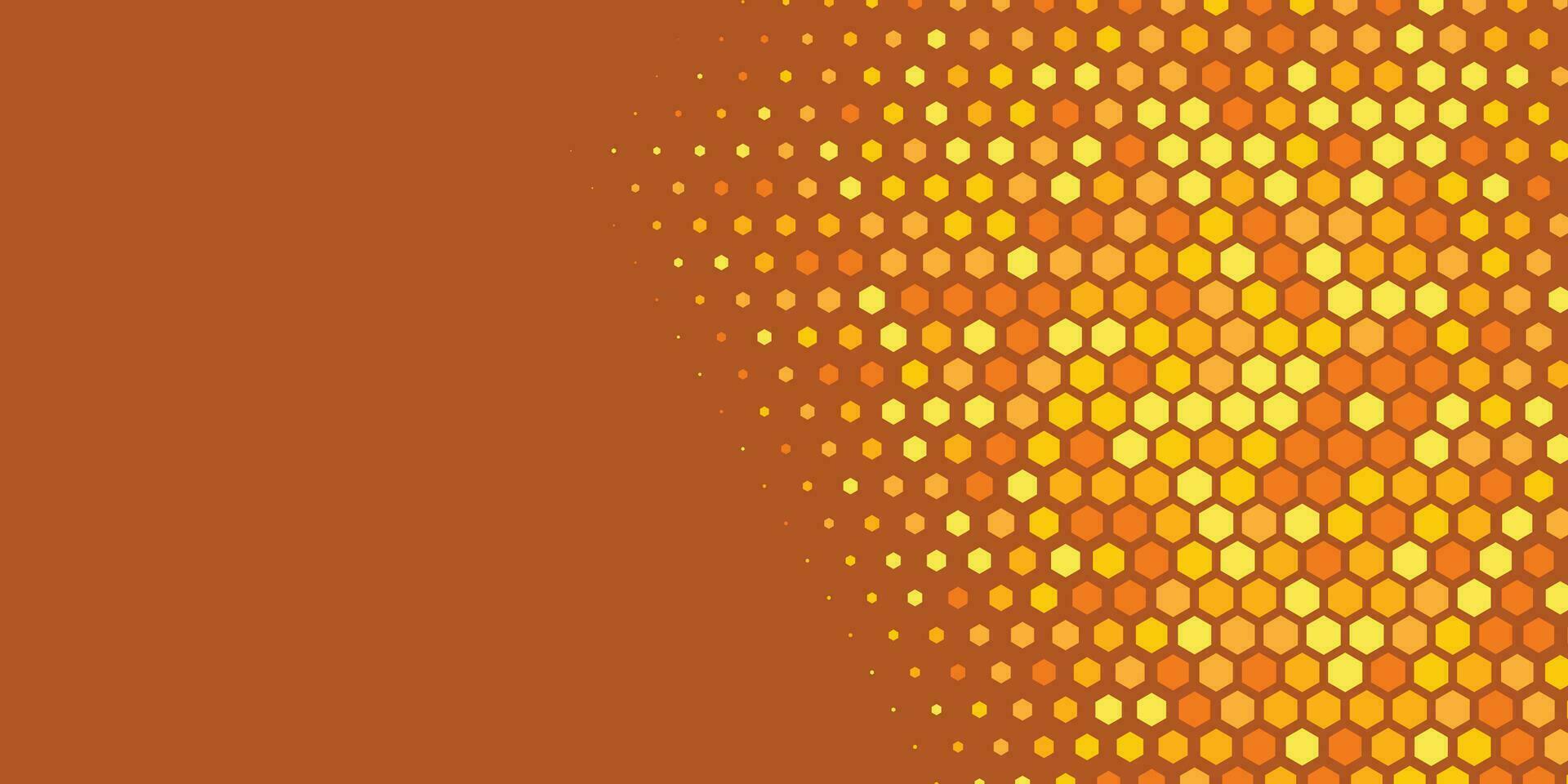 Geometric abstract Hexagon Two Color Background vector