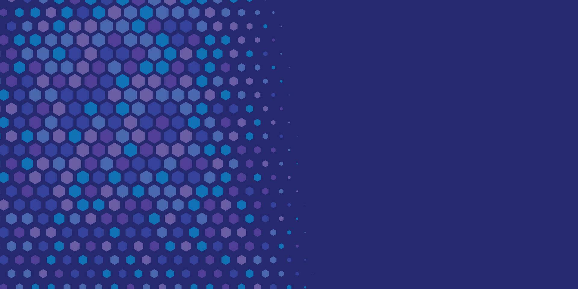 Geometric abstract Hexagon Two Color Background vector